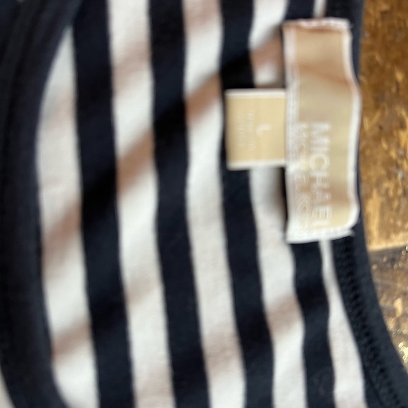 Michael Kors Navy and White Striped Tank Top - Picture 6 of 10